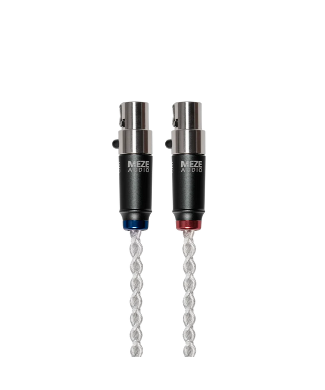 Meze mini XLR to 2.5 mm balanced silver plated PCUHD premium cable