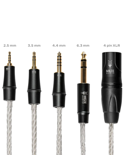 Meze mini XLR to 2.5 mm balanced silver plated PCUHD premium cable