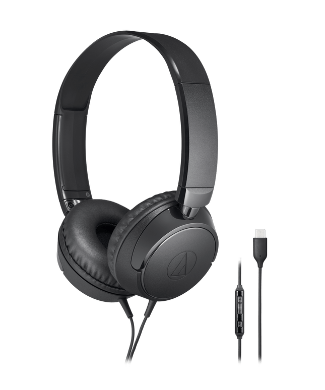 Audio Technica ATH-S120C USB-C On-Ear Headphones