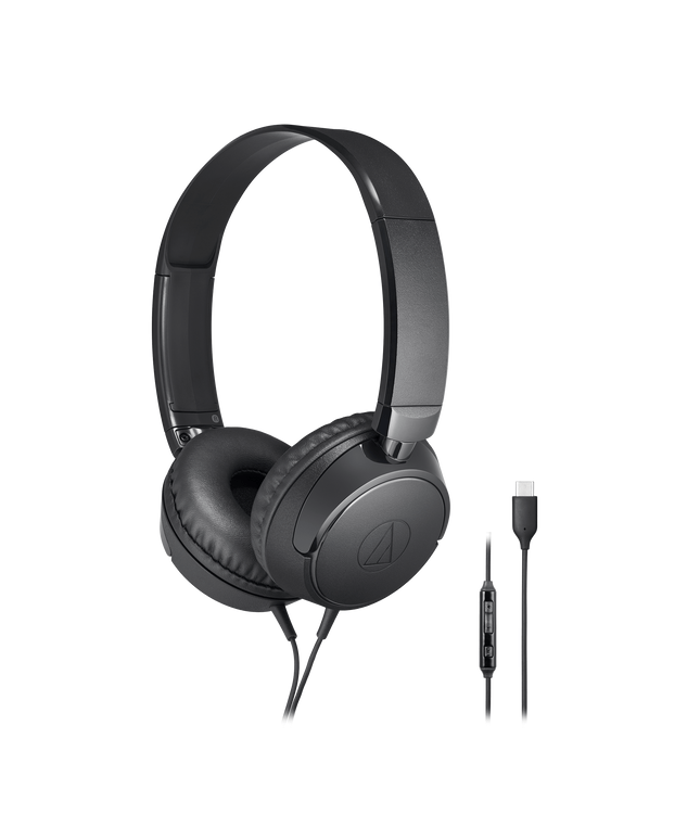 Audio Technica ATH-S120C USB-C On-Ear Headphones